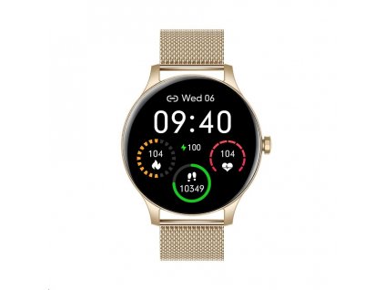 Garett Smartwatch Classy zlatá, ocel