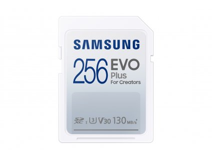 Samsung EVO Plus/SDXC/256GB/130MBps/UHS-I U3 / Class 10