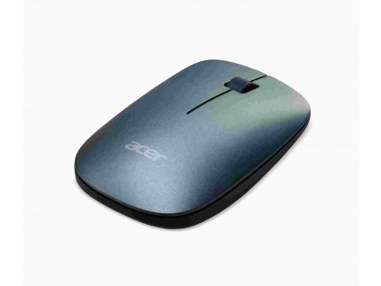 ACER Slim mouse Charcoal Blue - Wireless RF2.4G, 1200dpi, symetrický design, Works with Chromebook; (AMR020) Retai