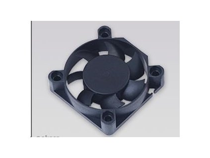 Ventilátor AKASA 4cm čierny Ventilátor, 40x40x10mm, puzdrové ložisko, 24.87 dBA, 3 kolíky