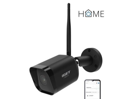 iGET HOME Camera CS6 Black - WiFi IP FullHD 1080p kamera, noční vidění, dvoucestné audio, IP65