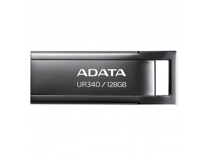 ADATA Flash Disk 128GB UR340, USB 3.2 Dash Drive, kov lesklá černá