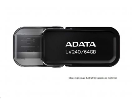 ADATA Flash Disk 32GB USB 2.0 Dash Drive UV240, Black