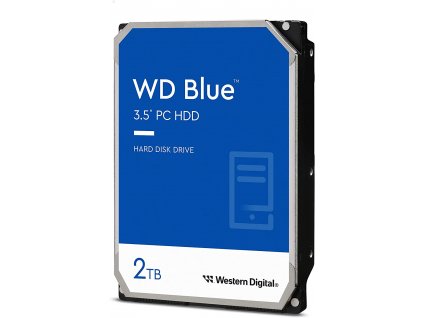 WD Blue/2TB/HDD/3.5''/SATA/5400 RPM/2R