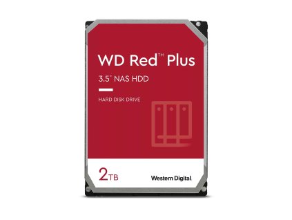 WD Red Plus/2TB/HDD/3.5''/SATA/5400 RPM/3R