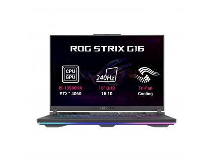 ASUS ROG Strix G16/G614JV/i9-13980HX/16''/2560x1600/32GB/1TB SSD/RTX 4060/W11H/Gray/2R