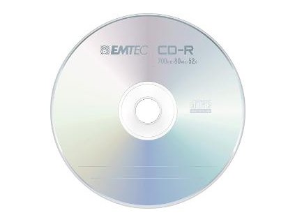 CD-R 700MB/80MIN/52x 10 ks EMTEC