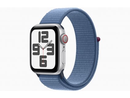 Apple Watch SE Cell/40mm/Silver/Sport Band/Winter Blue