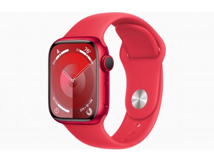 Apple Watch S9 Cell/41mm/PRODUCT RED/Šport Band/PRODUCT RED/-S/M