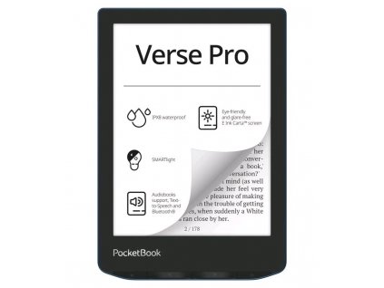 E-book POCKETBOOK 634 Verse Pro Azure, modrý