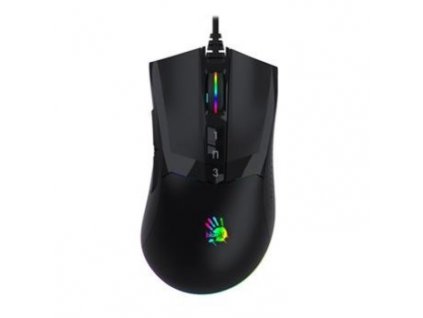A4tech BLOODY W90 Pro Activated, podsvícená herní myš, 16000 DPI, černá, USB