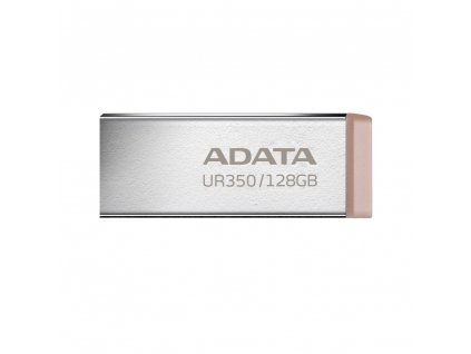 ADATA Flash Disk 128GB UR350, USB 3.2 Dash Drive, kov hnědá