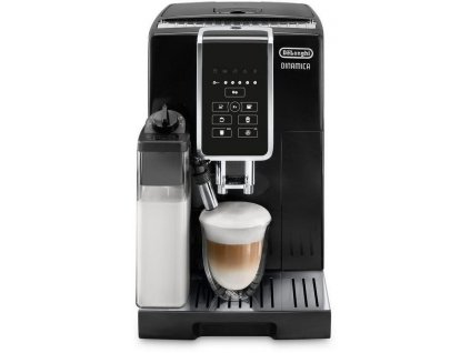 DeLonghi Dinamica ECAM 350.50.B automaticý kávovar, 15 bar, 1450 W, vestavěný mlýnek, mléčný systém, dvojitý šálek