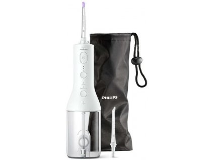 Philips Sonicare HX3826/31 ústní sprcha, 3 stupně intenzity, cestovní, 250 ml, bílá