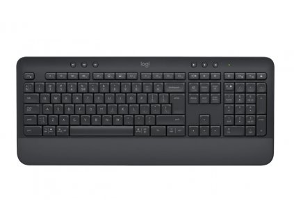 Logitech K650/Bezdrátová USB + Bluetooth/CZ-SK layout/Černá