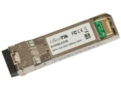 MikroTik SFP+ modul S+85DLC03D, MM, 300m, 10Gbit