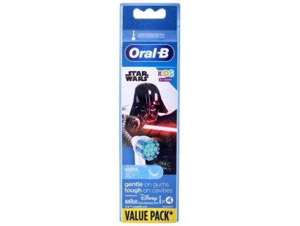 Oral-B náhradní hlavice pro oscilační kartáčky Kids Star Wars, 4 kusy