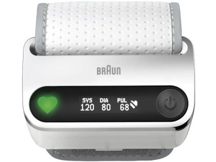 Braun iCheck7 BPW 4500WE tlakoměr, na zápěstí, LCD displej, Bluetooth