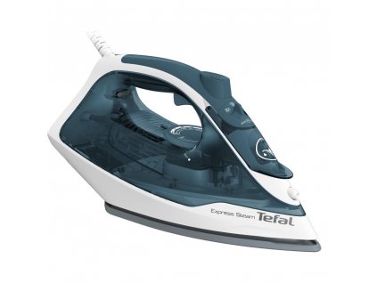 Tefal Express Steam FV2839E0 napařovací žehlička, 2400 W, anti-drip, kropení, bílá / modrá