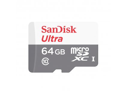 SanDisk Ultra/micro SDXC/64GB/100MBps/UHS-I U1/Class 10/+ Adaptér