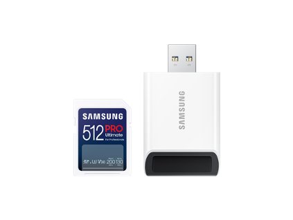 Samsung SDXC 512GB PRE ULTIMATE + USB adaptér