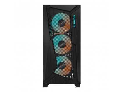 GIGABYTE C301 GLASS/Midi Tower/Transpar./Černá