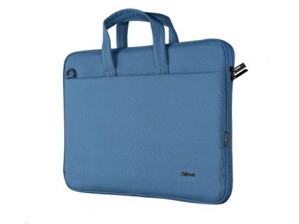 TRUST Taška na notebook 16" Bologna Slim Laptop Bag Eco, modrá
