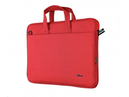 TRUST 16" Bologna Slim Laptop Bag Eco, červená