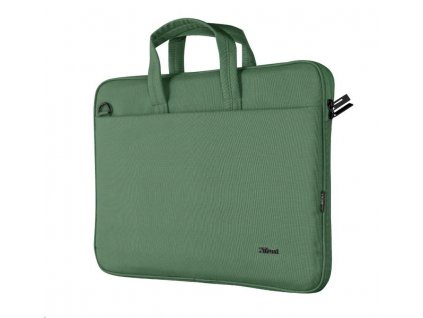 TRUST 16" Bologna Slim Laptop Bag Eco, zelená