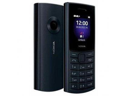 Nokia 110 4G Dual SIM, černo-modrá (2023)