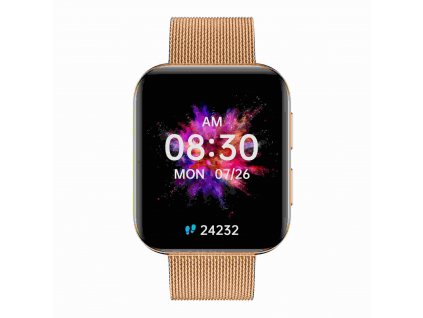 Garett Smartwatch GRC MAXX Gold steel