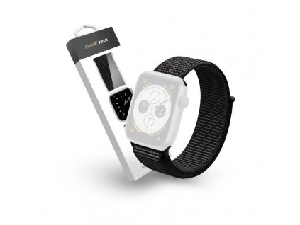 RhinoTech řemínek Magic Tape pro Apple Watch 38/40/41mm černá