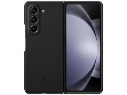 Samsung ochranný kryt z eko kůže pro Samsung Galaxy Z Fold5, grafitová