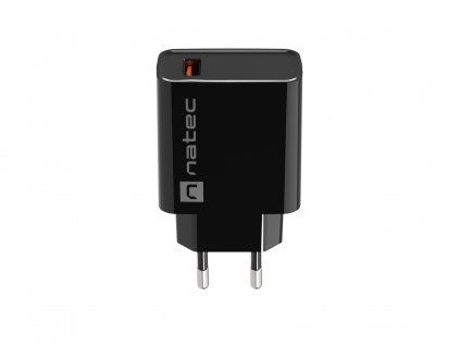 Universální nabíječka Natec RIBERA 18W 1X USB-A, černá