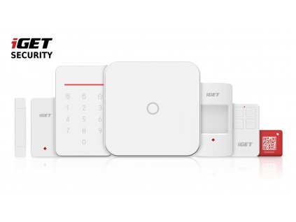 iGET SECURITY M4 - Inteligentní WiFi alarm, ovládání IP kamer a zásuvek, záloha GSM, Android, iOS