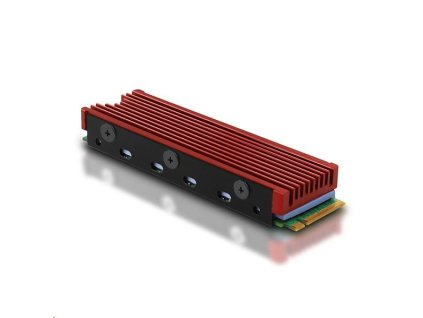 AXAGON CLR-M2, hliníkový pasívny chladič pre jedno aj obojstranný M.2 SSD disk, výška 12 mm