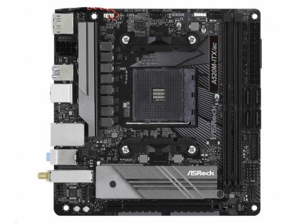 ASRock MB Sc AM4 A520M-ITX/AC, AMD A520, 2xDDR4, HDMI, DP