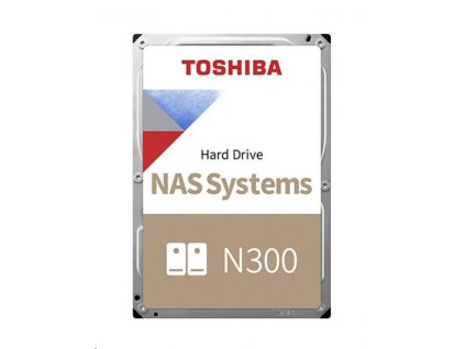 TOSHIBA HDD N300 NAS 6TB, SATA III, 7200 otáčok za minútu, 256MB cache, 3,5", BULK