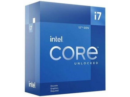 CPU INTEL Core i7-12700KF, 3.60GHz, 25MB L3 LGA1700, BOX (bez chladiča, bez VGA)