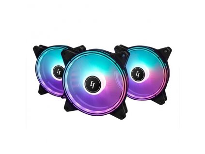 Ventilátor CHIEFTEC RGB NF-3012-RGB, 120x120x25 mm, s 3pinovým/ 4pinovým konektorom