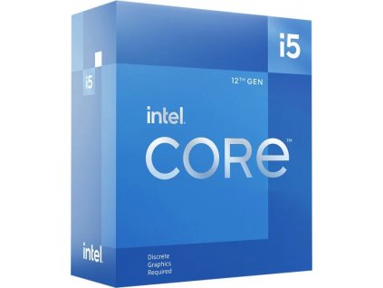 CPU INTEL Core i5-12400F, 2,50 GHz, 18 MB L3 LGA1700, BOX (bez VGA)