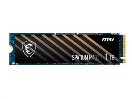 MSI SSD SPATIUM M450, 500 GB, PCIe 4.0 NVMe M.2