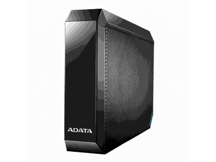 Externý pevný disk ADATA 8 TB 3.5" USB 3.2 HM800, podpora TV, šifrovanie AES, čierna
