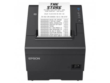 Epson TM-T88VII, USB, USB Host, RS232, Ethernet, ePOS, black