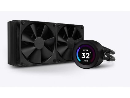 NZXT vodní chladič Kraken 240 ELITE / 2x120mm fan / 4-pin PWM / LCD disp. / 6 let