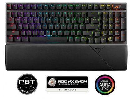 ASUS klávesnice ROG STRIX SCOPE II 96 WL/NXSW/US/PBT