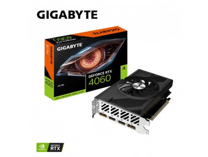 GIGABYTE VGA NVIDIA GeForce RTX 4060 D6 8G, 8G GDDR6, 2xDP, 2xHDMI