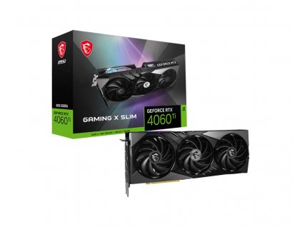 MSI VGA NVIDIA GeForce RTX 4060 Ti GAMING X SLIM 8G, 8G GDDR6, 3xDP, 1xHDMI