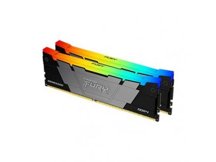 KINGSTON DIMM DDR4 32GB (Kit of 2) 3600MT/s CL16 1Gx8 FURY Renegade RGB