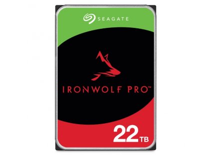 SEAGATE HDD 22TB IRONWOLF PRO (NAS), 3.5", SATAIII, 7200 RPM, Cache 512MB